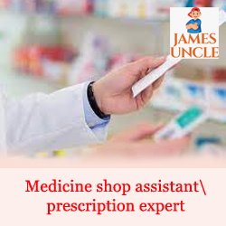 Medicine shop assistant /prescription expert Mr. Subhra Kar in Garia
